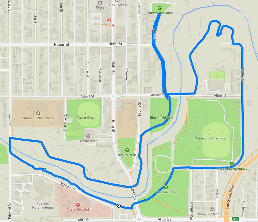 Grove Juice 5km — course map